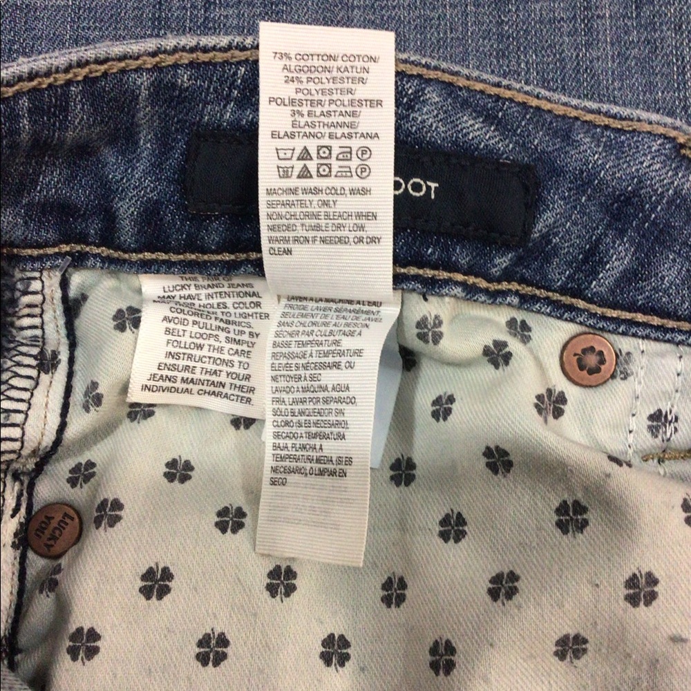 Lucky Brand Lolita Boot Cut Medium Wash Denim Blue Jeans Size 0 New With Tags - Picture 10 of 10